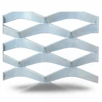 Galvanized Steel Expanded Metal Mesh  [Mazyoon] Thickness 4.8 mm Width 2.44  meter Length 6 meter | Bait Al Tatawor Company