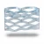 Galvanized Steel Expanded Metal Mesh  [Mazyoon] Thickness 5.8 mm Width 2.44  M Length 1 M | Bait Al Tatawor Company