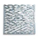 Galvanized Steel Expanded Metal Mesh Thickness 2.8 mm Width 1.22 m Length 2 m