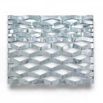 Galvanized Steel Expanded Metal Mesh  [Mazyoon] Thickness 5.8 mm Width 2.44  meter Length 4 M | Bait Al Tatawor Company