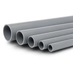 UPVC Pipes 16 Bar Pressure 125 mm Diameter 9.3 mm Thickness Gray