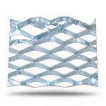 Galvanized Steel Expanded Metal Mesh  [Mazyoon] Thickness 6 mm Width 2.44  M Length 3 meter | Bait Al Tatawor Company