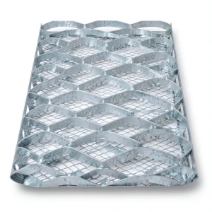 Galvanized Steel Expanded Metal Mesh Thickness 2.8 mm Width 1.22 m Length 4 m