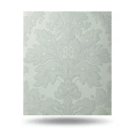 ورق حائط ايطالي تصميم كلاسيك مقاس 10 م×1.06م، أخضر شاحب