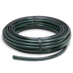 HDPE Plastic Coil Pipe Nominal Pressure 15.7 Bar PE 63 OD 63 mm SDR 6 Black with Green Stripes