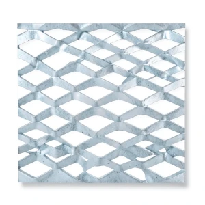 Galvanized Steel Expanded Metal Mesh Thickness 3 mm Width 1.22 M Length 1 M