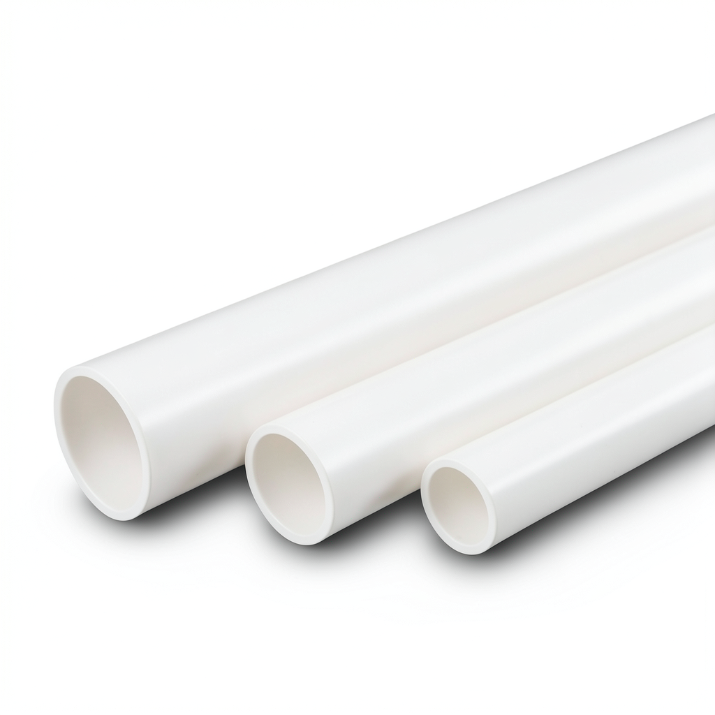 مواسير UPVC مقاس 0.5 أنش سمك 1.57 مم SDR 13.5 لون أبيض