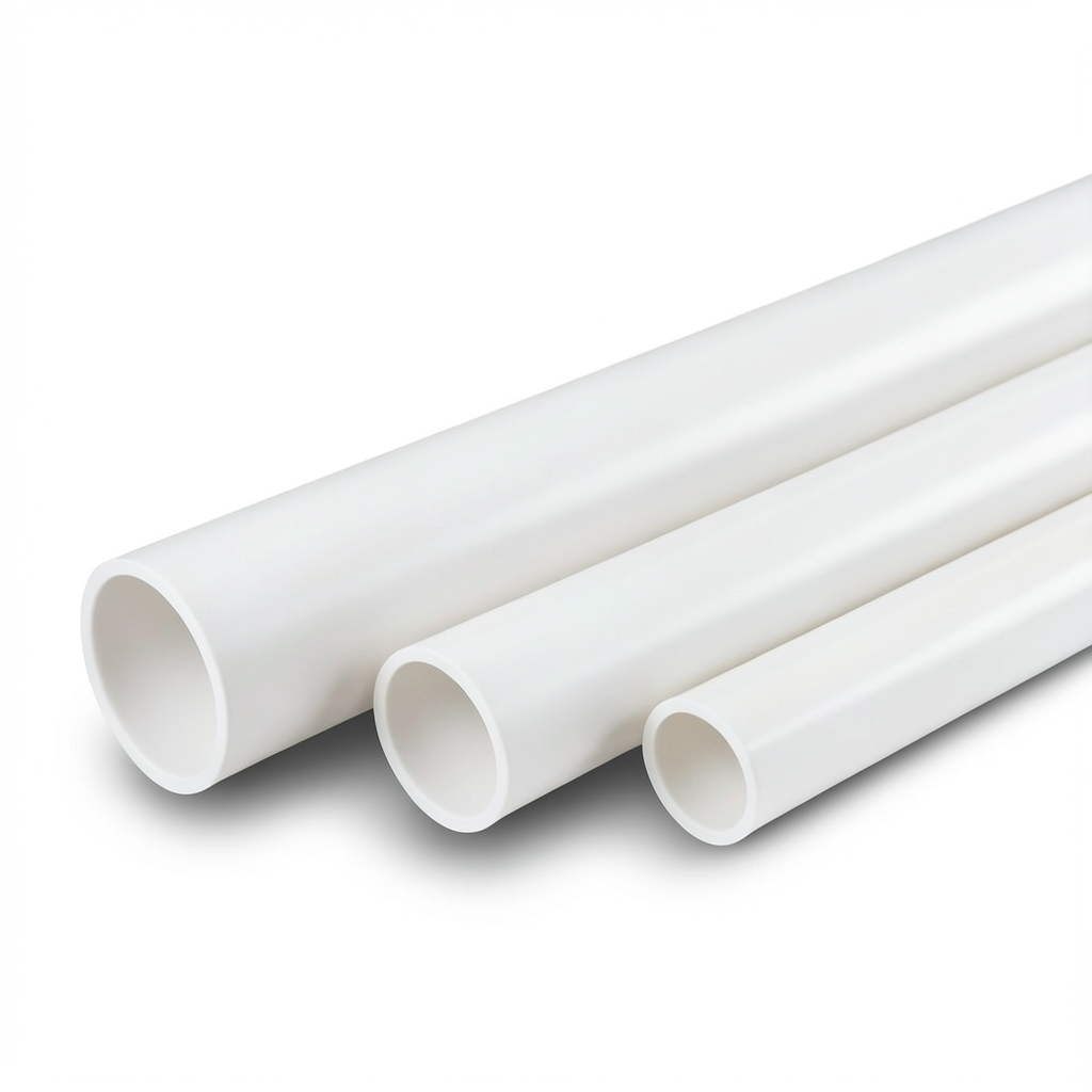 مواسير UPVC مقاس 0.75 أنش سمك 1.98 مم SDR 13.5 قطر خارجي 26.67 مم أبيض