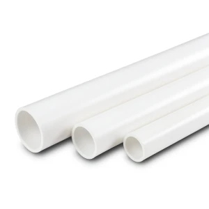 مواسير UPVC سمك 2.46 مم SDR 13.5 قطر خارجي 33.4 مم أبيض