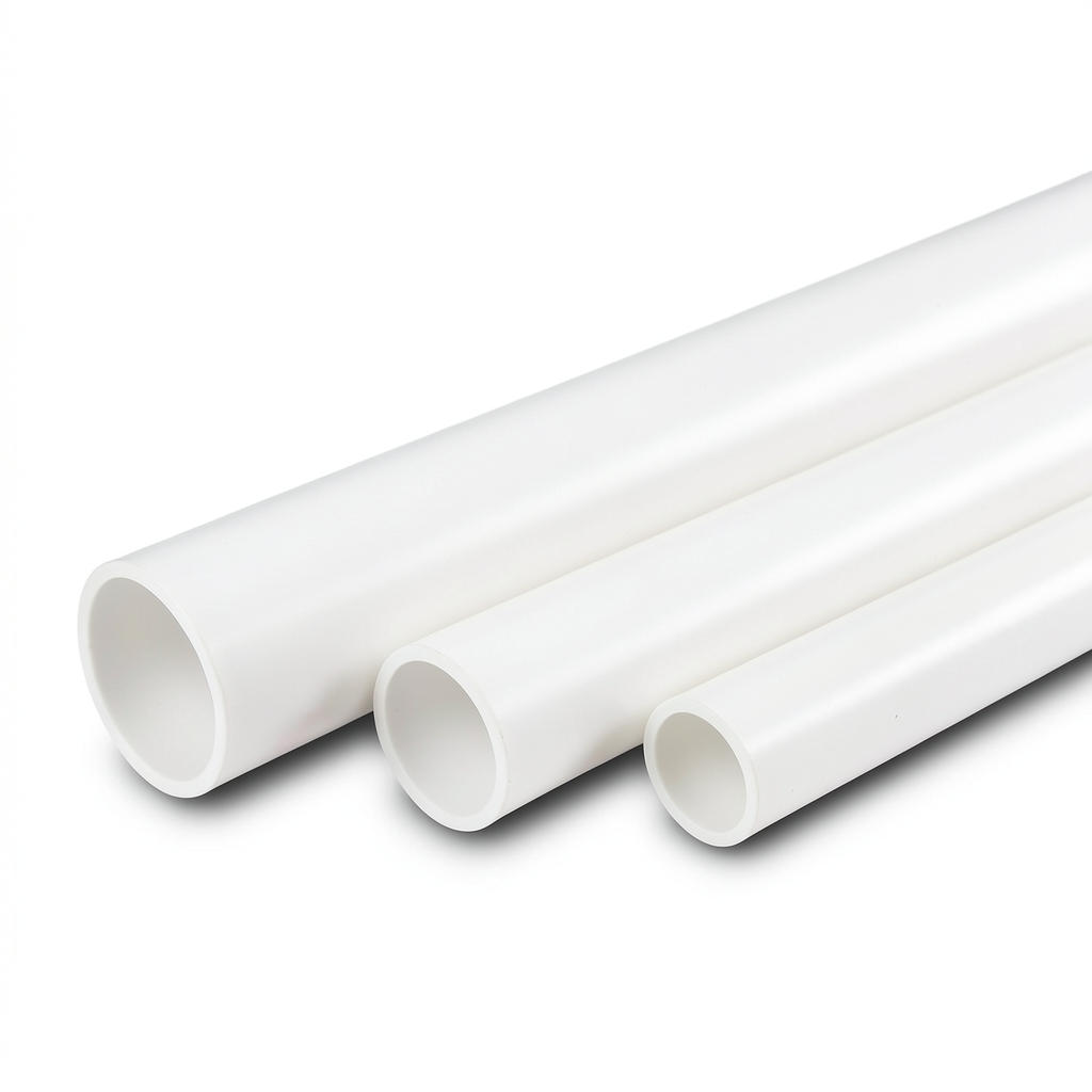 مواسير UPVC سمك 2.46 مم SDR 13.5 قطر خارجي 33.4 مم أبيض