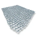 Galvanized Steel Expanded Metal Mesh Thickness 2.8 mm Width 1.22 m Length 3 m