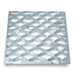 Galvanized Steel Expanded Metal Mesh Thickness 3 mm Width 1.22 m Length 7 m