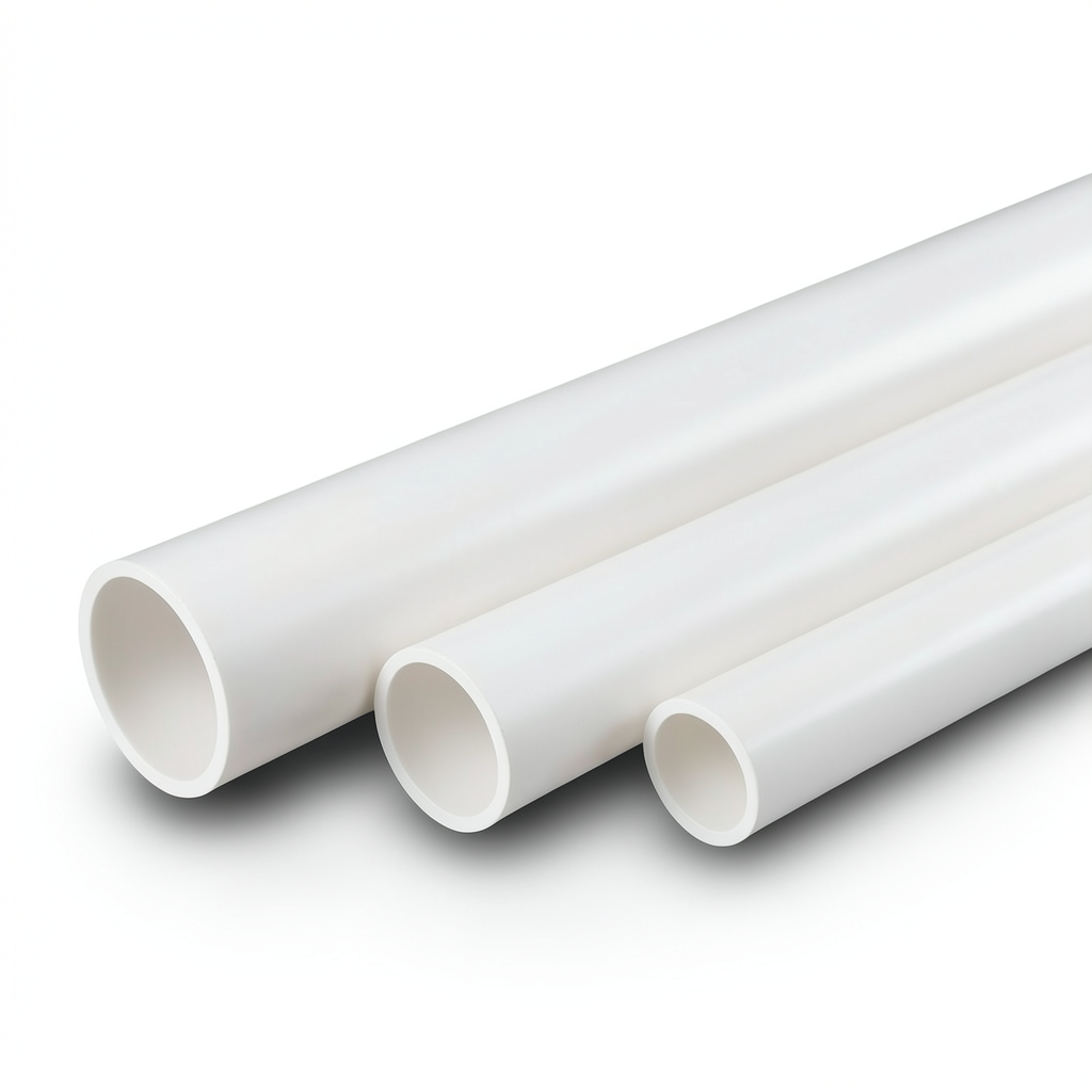 أنابيب UPVC مقاس 3 أنش سمك 6.58 مم SDR 13.5 قطر خارجي 88.9 مم أبيض