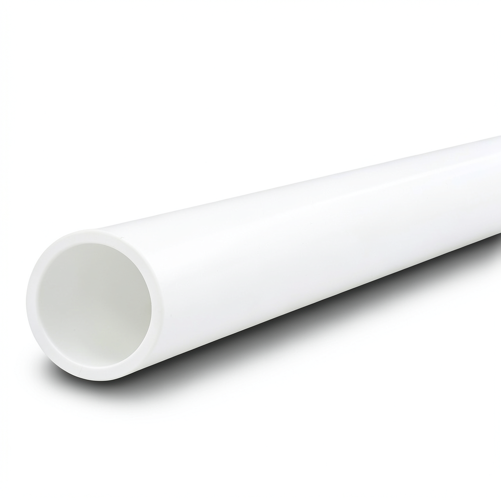 مواسير UPVC جدول 40 مقاس ½ إنش لون أبيض