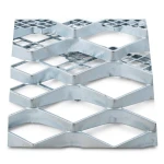 Galvanized Steel Expanded Metal Mesh Thickness 3.8 mm Width 1.22 m Length 3 m
