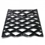 Hot Rolled (Black) Steel Expanded Metal Mesh  [Mazyoon] Thickness 4.8 mm Width 2.44  meter Length 3 meter | Bait Al Tatawor Company