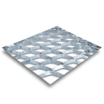 Galvanized Steel Expanded Metal Mesh Thickness 3.8 mm Width 1.22 m Length 5 m