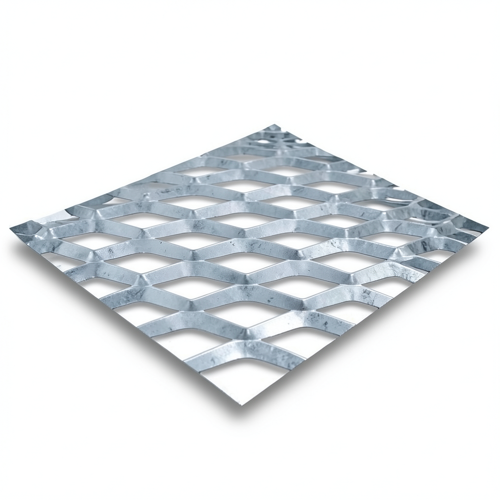 Galvanized Steel Expanded Metal Mesh Thickness 3.8 mm Width 1.22 m Length 5 m