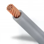 Stranded Copper Wire, 10 sq mm Size, 450/750V, PVC Insulation, Gray | Nohascom Factory