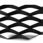 Hot Rolled (Black) Steel Expanded Metal Mesh  [Mazyoon] Thickness 4.8 mm Width 2.44  meter Length 6 meter | Bait Al Tatawor Company