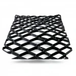 Hot Rolled (Black) Steel Expanded Metal Mesh  [Mazyoon] Thickness 4.8 mm Width 2.44  meter Length 4 meter | Bait Al Tatawor Company