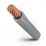 Stranded Copper Wire, 50 sq mm Size, 450/750V, PVC Insulation, Gray | Nohascom Factory