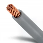 Stranded Copper Electric Wire, 25mm2 Size, 450/750 Rated Voltage, PVC Insulation, Gray | Nohascom Factory