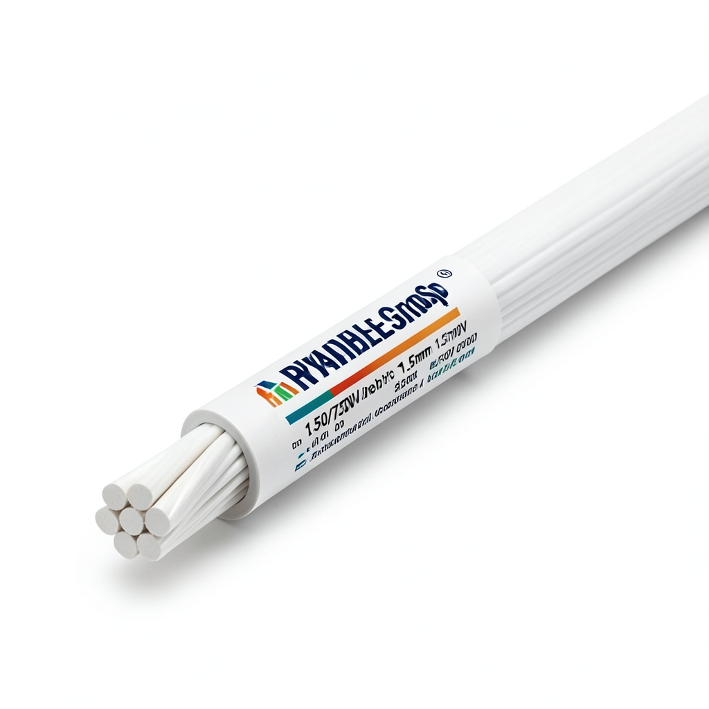 Stranded Wire 1.5mm 450/750V Copper Conductor PVC Insulation White | Riyadh Cables Group
