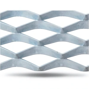 Galvanized Steel Expanded Metal Mesh Thickness 3.8 mm Width 1.22 m Length 1 m