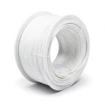 سلك مجدول 10 ملم 450/750 فولت، موصل نحاس، عزل PVC لون ابيض | مجموعة كابلات الرياض