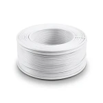 سلك مجدول 16 مم2 450/750 فولت، موصل نحاس، عزل PVC، لون أبيض | مجموعة كابلات الرياض