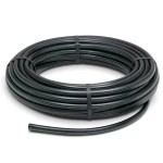 HDPE Polyethylene Plastic Coil Pipe 9.8 Bar Pressure PE 63 Outer Diameter 140 mm SDR 9 Black