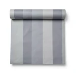 Italian Striped Wall Covering 10m x 0.73m Gray, Model 45120