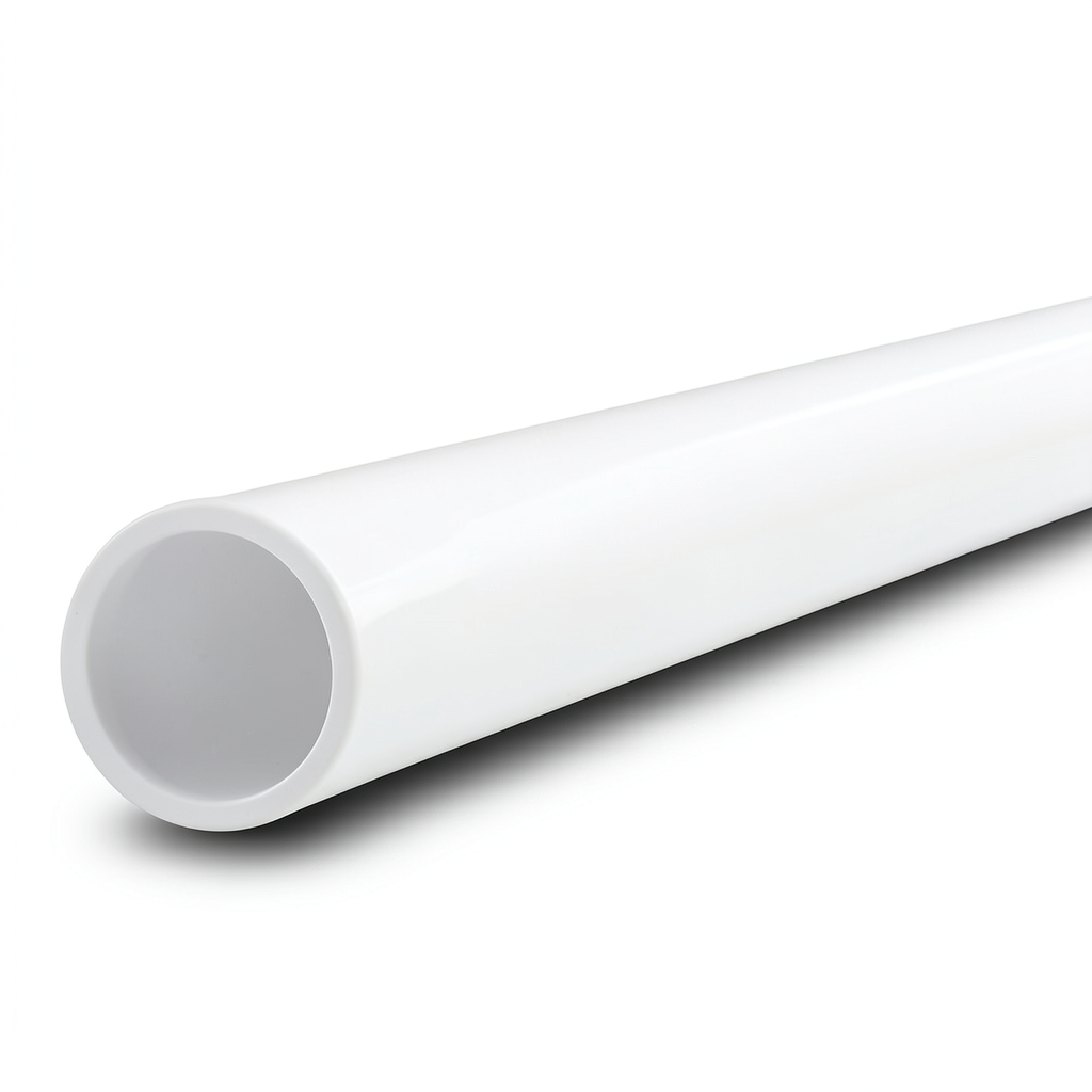 مواسير UPVC جدول 40 مقاس 1 إنش ابيض اللون