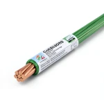 سلك كهرباء مجدول نحاس 500 مم 450/750 فولت معزول PVC لون أخضر | مجموعة كابلات الرياض