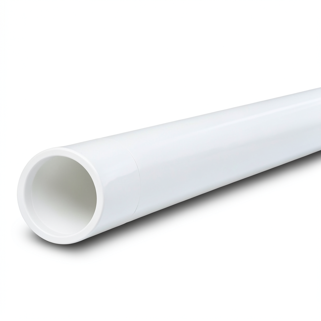 UPVC Pipes Schedule 40 Size 6 inch White Color