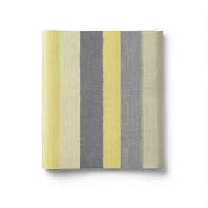 Striped Wallpaper Yellow with Gray, 10m x 0.73m, Model 45123