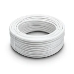 سلك مجدول 10 ملم 450/750 فولت، موصل نحاس، عزل PVC لون ابيض | مجموعة كابلات الرياض