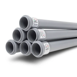 UPVC Pipes PN 4 Bar Size 315 mm Thickness 6.2 mm Gray Color | SAPPCO