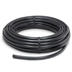 HDPE Plastic Coil Pipe Nominal Pressure 9.8 Bar PE 63 OD 25 mm SDR 9 Black