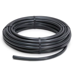 لفة أنابيب بلاستيك HDPE ضغط 9.8 بار PE 63 قطر خارجي 63 مم SDR 9 لون أسود