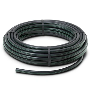 HDPE Polyethylene Plastic Coil Pipe Nominal Pressure 9.8 Bar PE 63 Size 75 mm SDR 9 Black