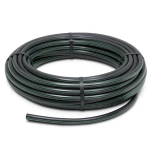 HDPE Polyethylene Plastic Coil Pipe 9.8 Bar Pressure PE 63 Outer Diameter 140 mm SDR 9 Black