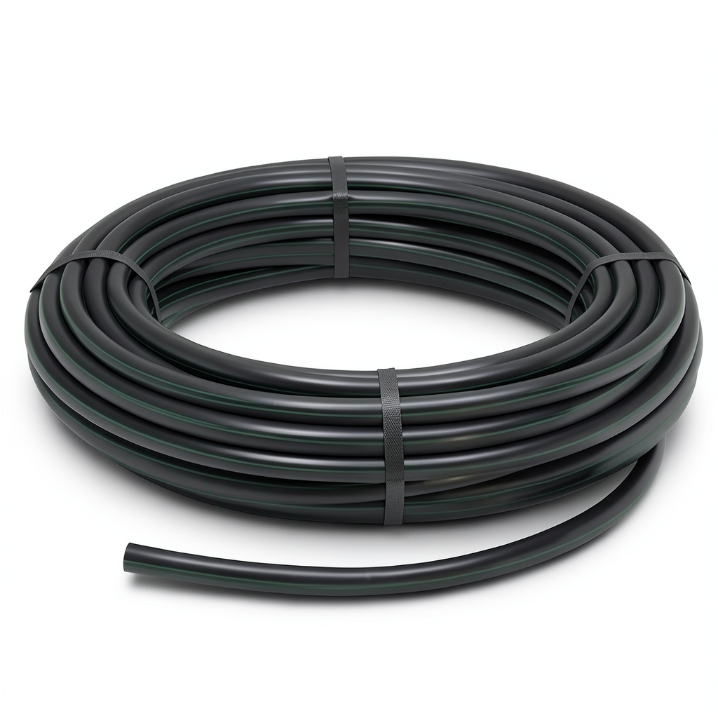 HDPE Coil Pipe PN 9.8 Bar PE 63 Outside Diameter 160 mm SDR 9 Black