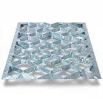 Galvanized Steel Expanded Metal Mesh  [Mazyoon] Thickness 6 mm Width 2.44  meter Length 4 M | Bait Al Tatawor Company