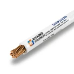 لفة سلك كهرباء مجدول 6 مم2 450/750 فولت، موصل نحاس، عزل PVC لون أبيض | مجموعة كابلات الرياض