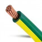 Stranded Copper Earthing Electric Wire, 70mm Size, 450/750 Volts, PVC Insulated, Green/Yellow | Nohascom Factory