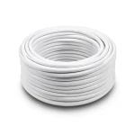 سلك مجدول 10 ملم 450/750 فولت، موصل نحاس، عزل PVC لون ابيض | مجموعة كابلات الرياض