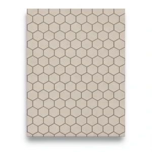 Geometric Wall Decoration 10m x 0.73m Light Brown