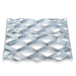 Galvanized Steel Expanded Metal Mesh Thickness 3.8 mm Width 1.22 M Length 7 M